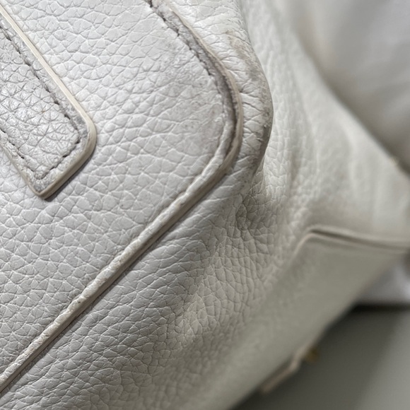 Furla Italian Luxury Cream Leather Tote Bag Exceptional Quality Furla Beautiful - Picture 9 of 16